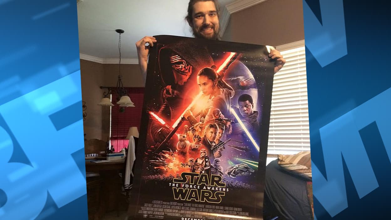 Mourant un fan de Star Wars a pu voir l épisode VII