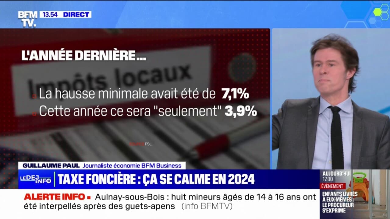 La hausse minimale de la taxe foncière est de 3 9 en 2024 dans