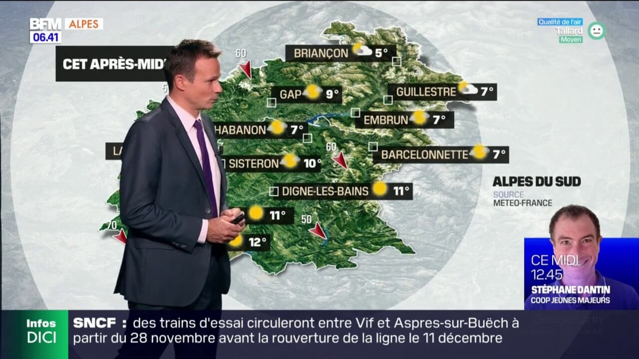 M T O Alpes Du Sud Des Temp Ratures Fra Ches Mais Un Ciel Parfaitement