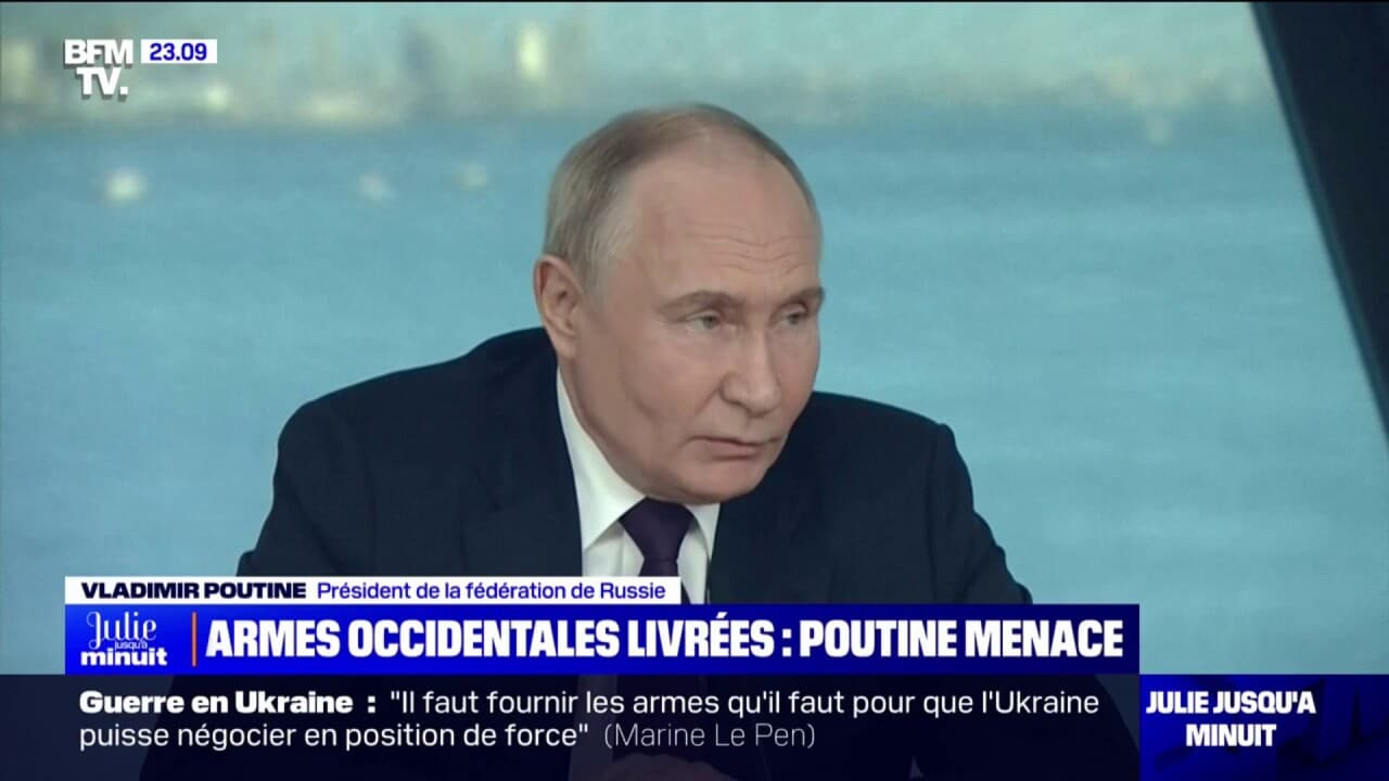 Vladimir Poutine Fournir Des Armes Une Zone De Conflit Est Toujours