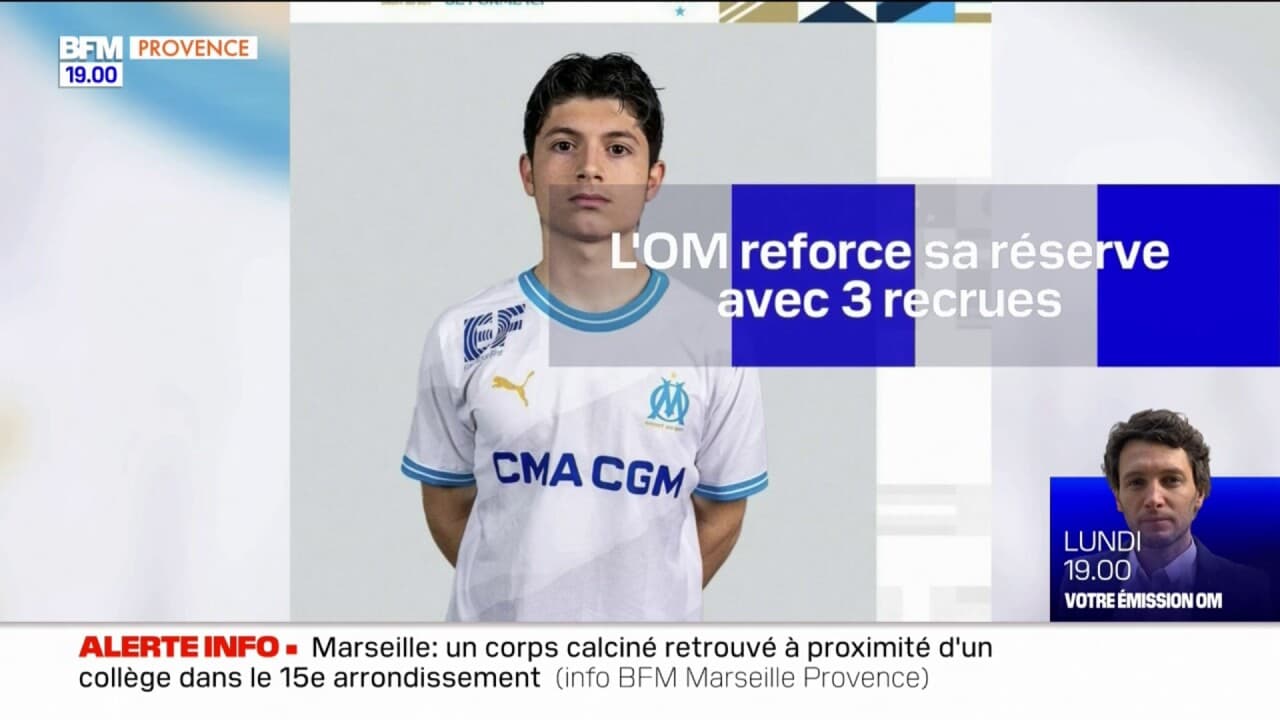 L OM renforce sa réserve avec trois recrues dont le fils de Gennaro