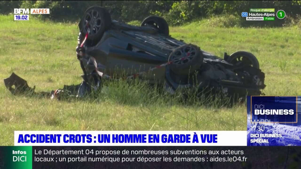 Hautes Alpes deux jeunes meurent dans un accident sur la N94 à Crots