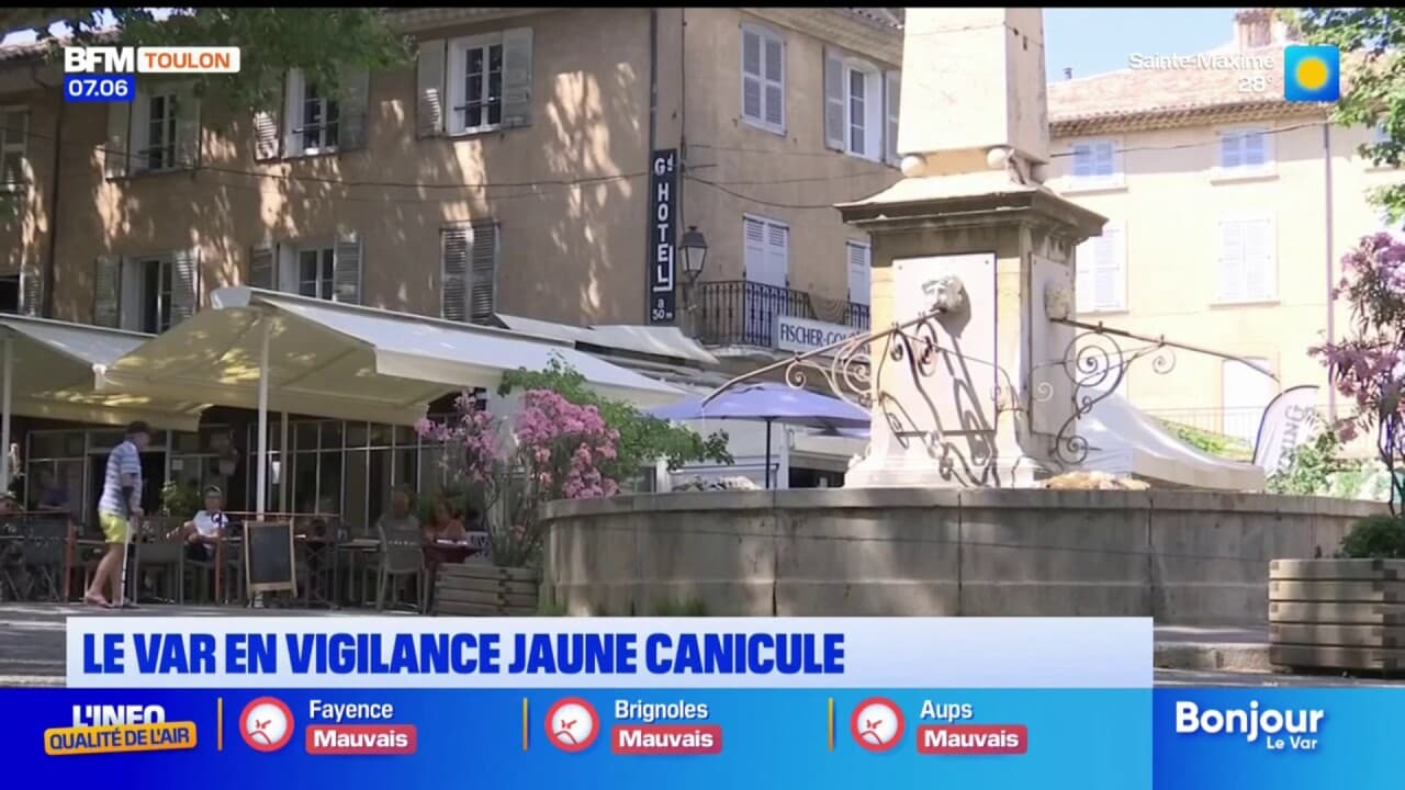 Var Le D Partement En Vigilance Jaune Canicule