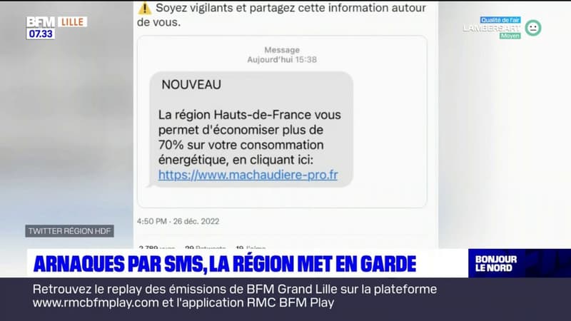 Hauts De France La R Gion Met En Garde Sur Une Arnaque Par Sms