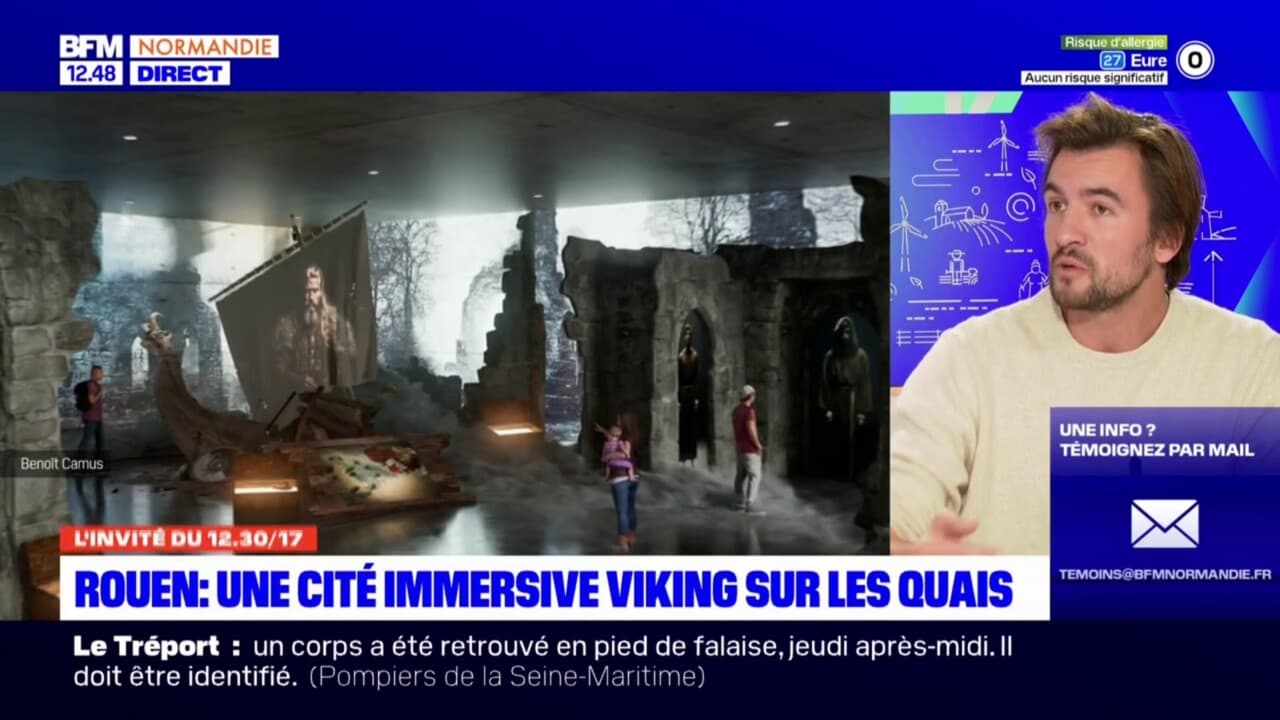 Cité immersive viking sur les quais de Rouen Jean Vergès dévoile le