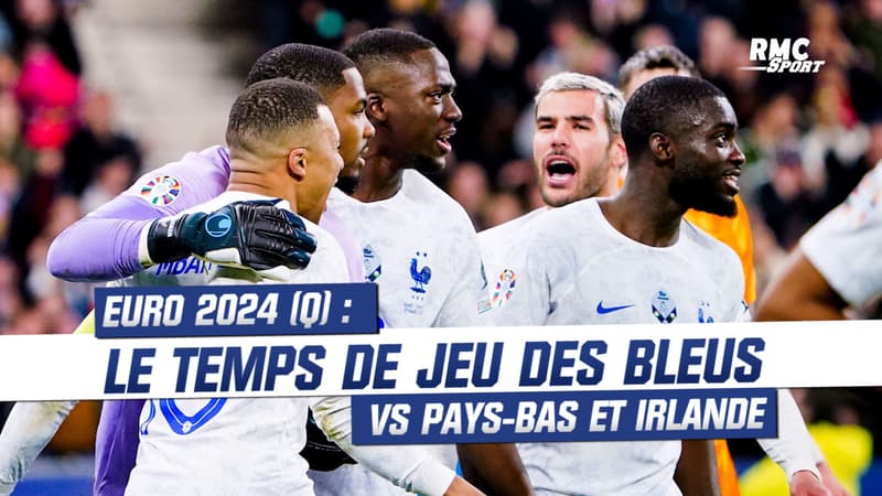 Équipe de France Le temps de jeu des Bleus contre les Pays Bas et l