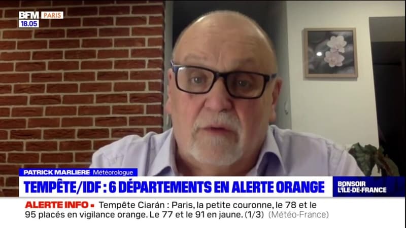 Temp Te Ciaran Six D Partements Franciliens Plac S En Alerte Orange