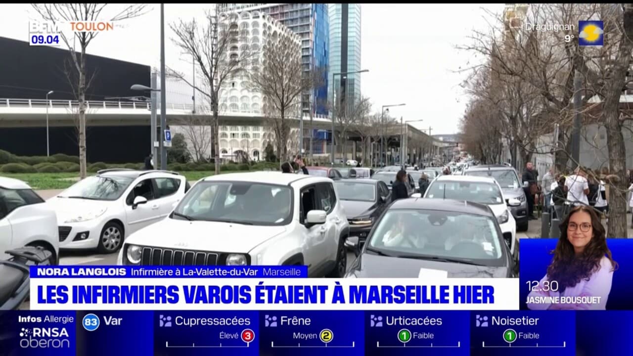 Var Les Infirmiers Mobilis S Marseille Dans Une Op Ration Escargot