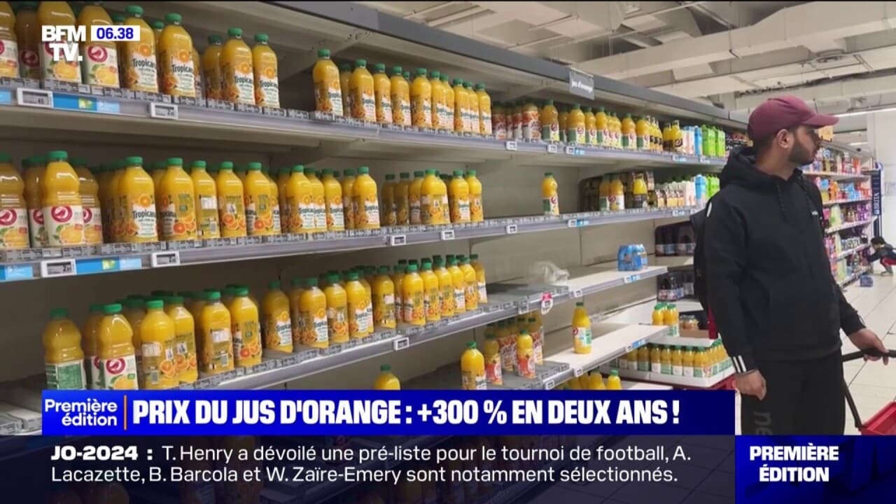 Le prix du jus d orange explose à cause d une sécheresse sans précédent