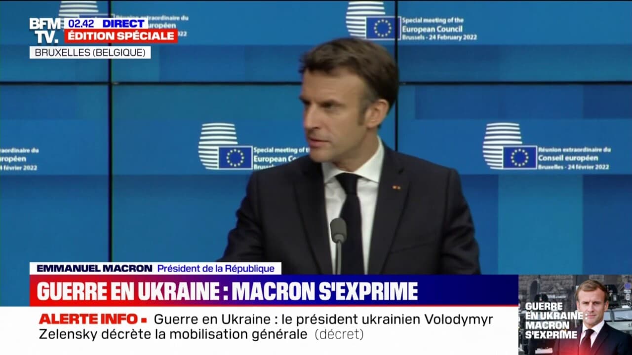 Guerre En Ukraine Emmanuel Macron Accuse Vladimir Poutine De Vouloir