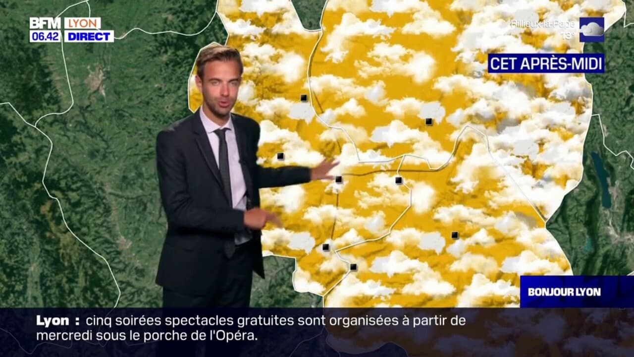 Météo Rhône une journée sous les nuages avec quelques gouttes