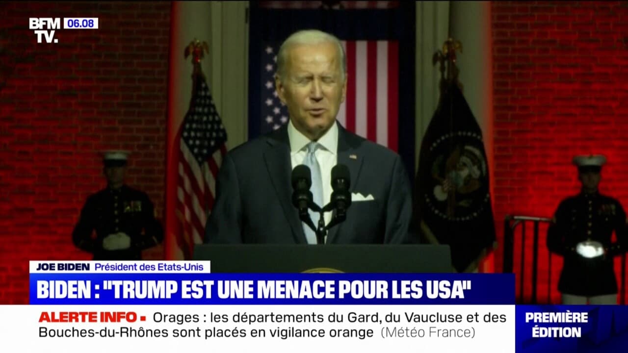 Joe Biden estime que Donald Trump et le parti républicain constituent