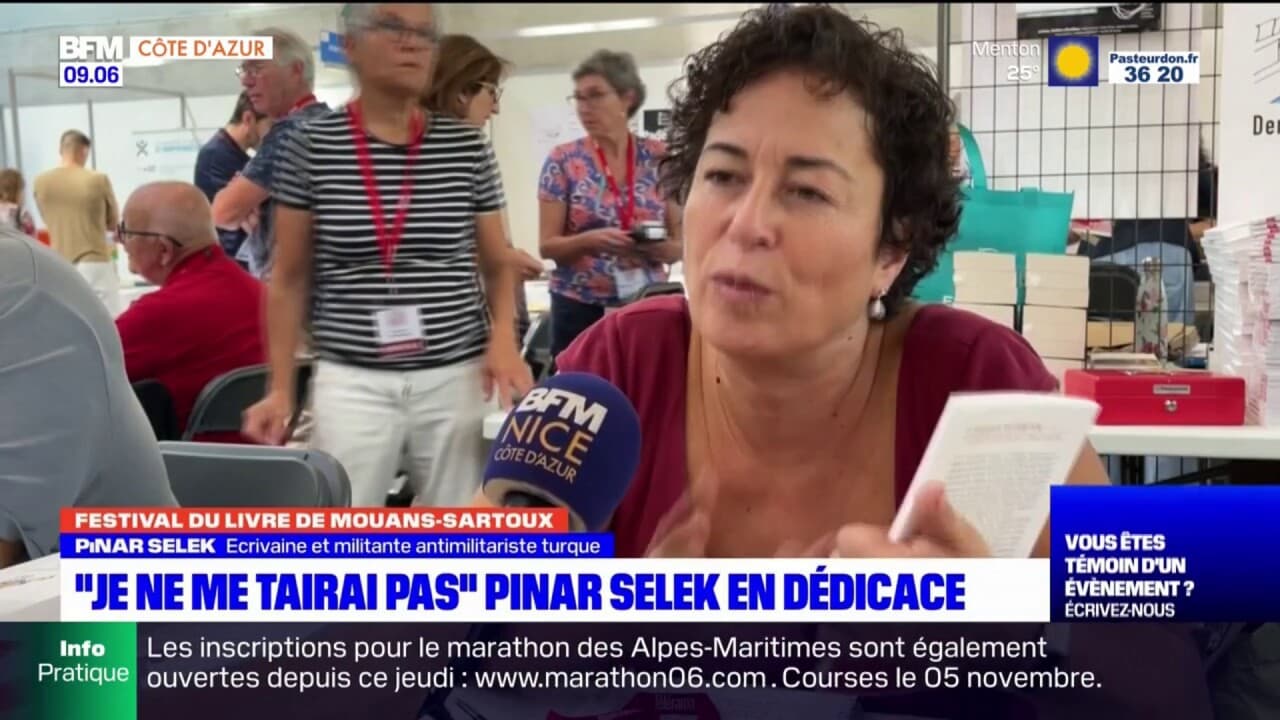 Je ne me tairai pas l écrivaine Pinar Selek en dédicace au Festival