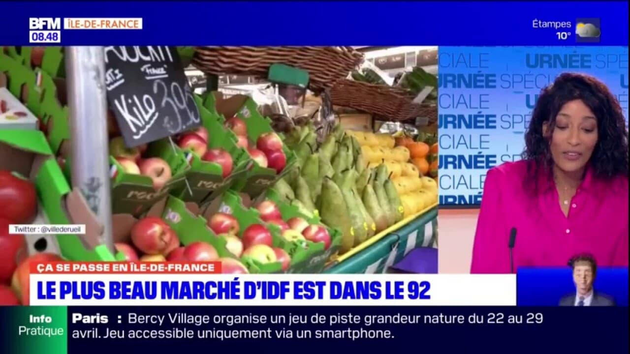 Hauts de Seine le plus beau marché d Île de France est à Rueil Malmaison