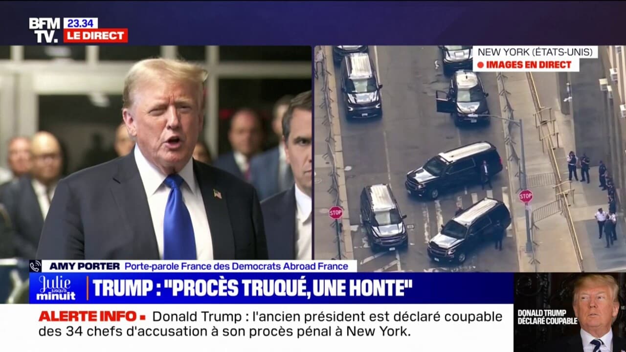 Procès de Donald Trump C est une honte qu un ex président ait été