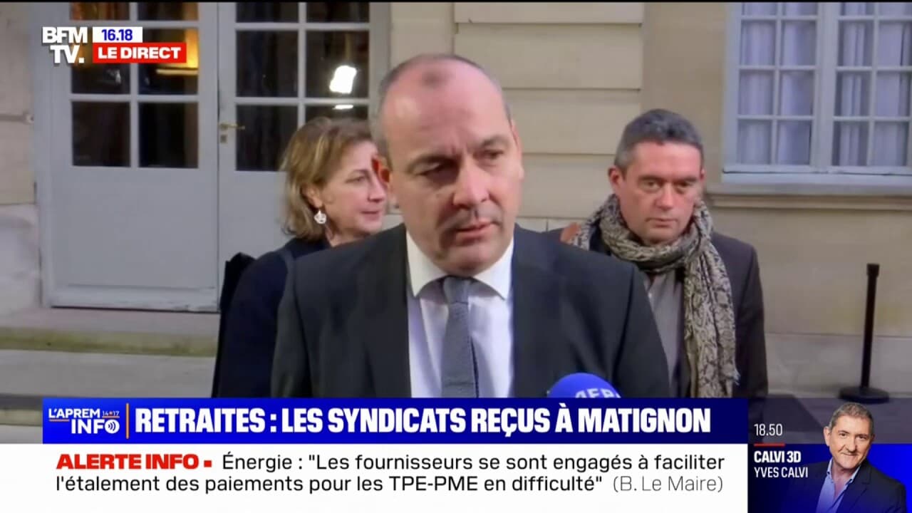 Laurent Berger CFDT S il y a un report de l âge légal de départ à