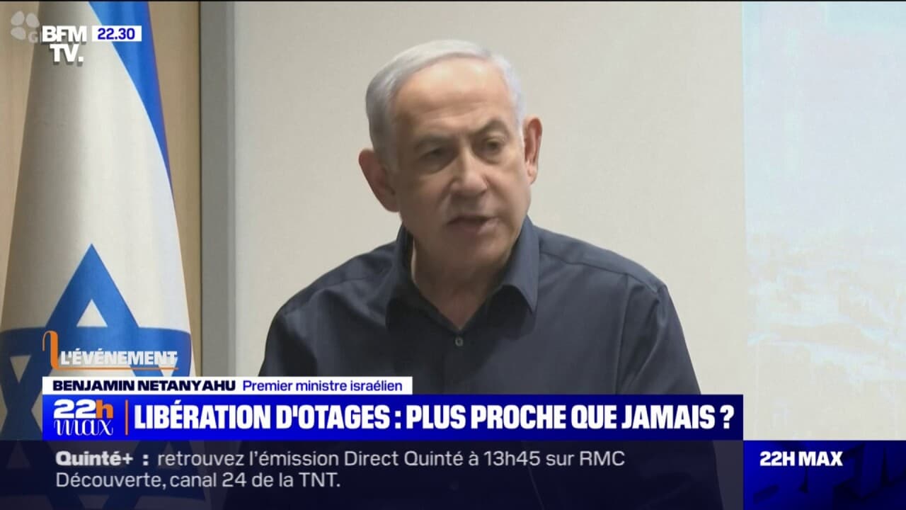 Libération des otages du Hamas Benjamin Netanyahu déclare que l accord