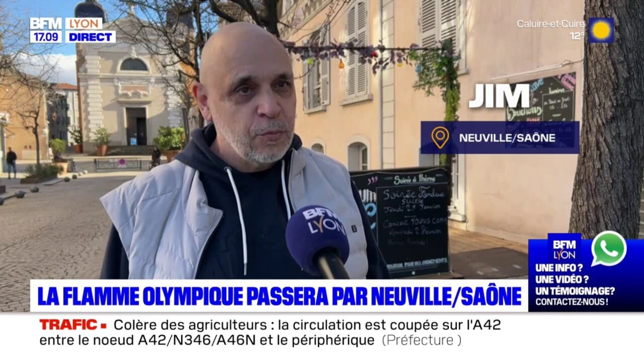 Les habitants de Neuville sur Saône se réjouissent du passage de la