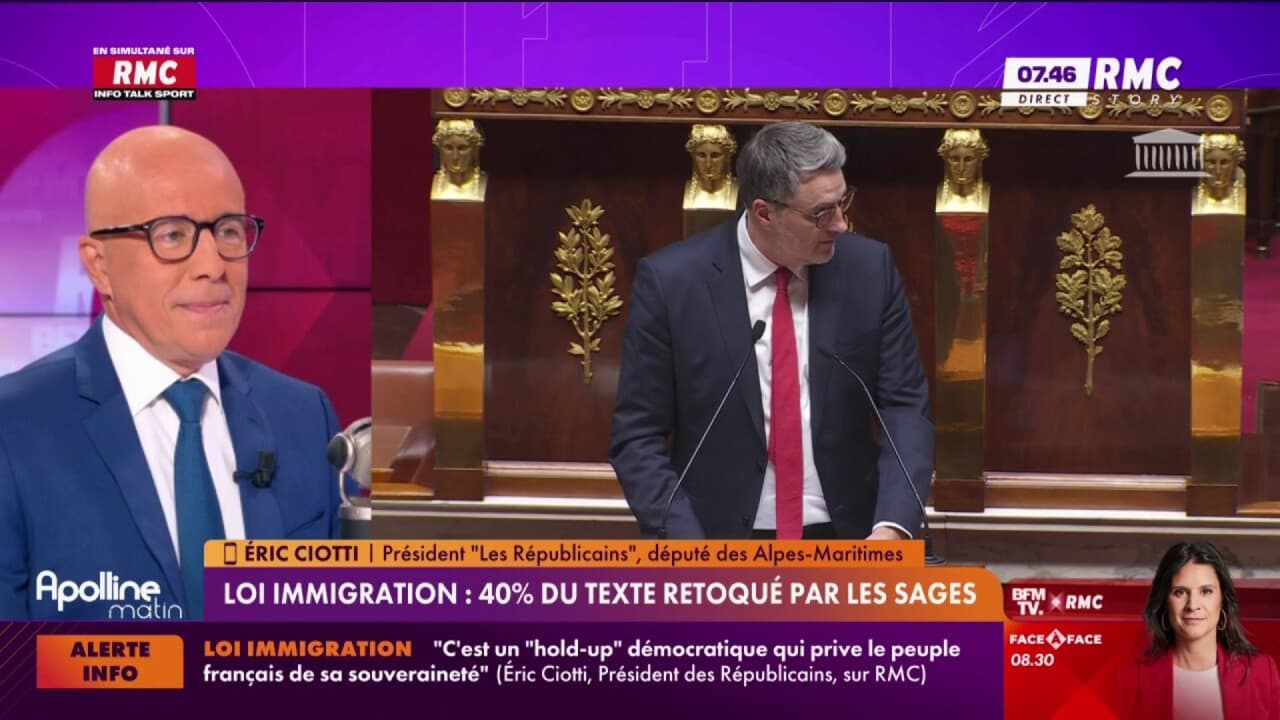 Loi Immigration Pour Eric Ciotti C Est Un Hold Up D Mocratique