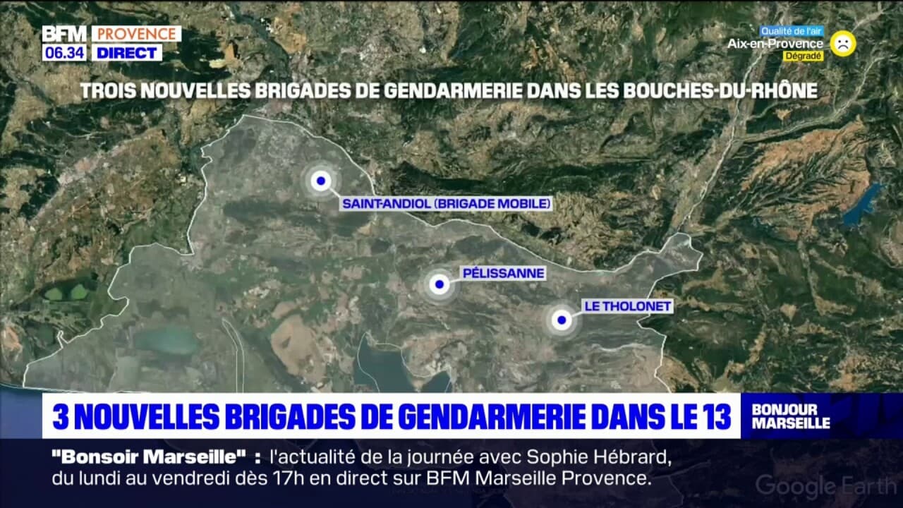 Bouches du Rhône trois nouvelles brigades de gendarmerie bientôt