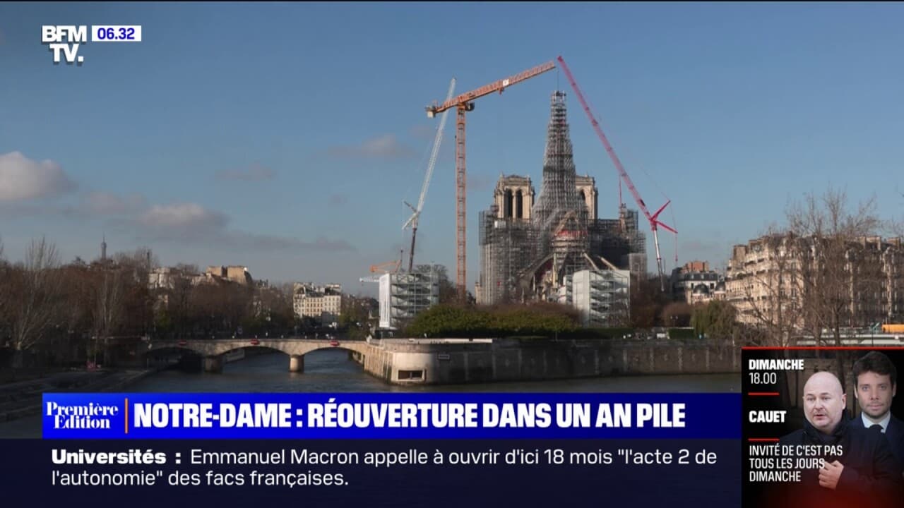 Emmanuel Macron Se Rend Ce Vendredi Sur Le Chantier Le Notre Dame Un