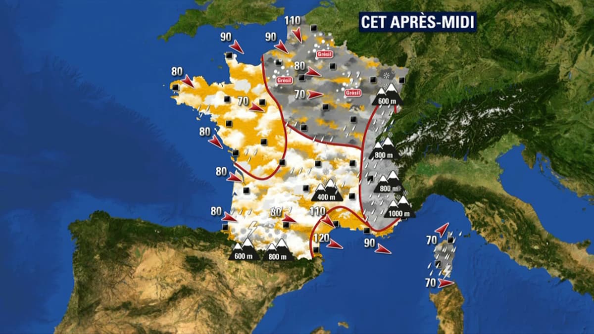 Vents Violents D Partements Du Sud Ouest En Alerte Orange