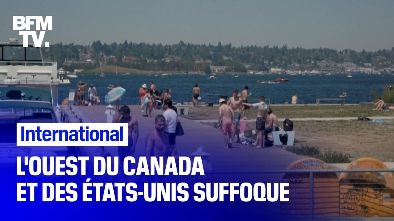 Jusqu à 47C L ouest du Canada et des États Unis suffoque sous un