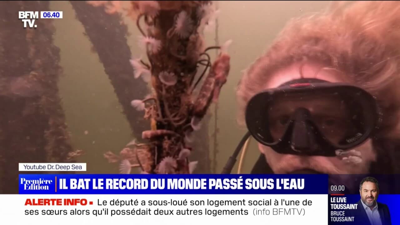 Un Chercheur Am Ricain Bat Le Record Du Monde De Vie Sous L Eau