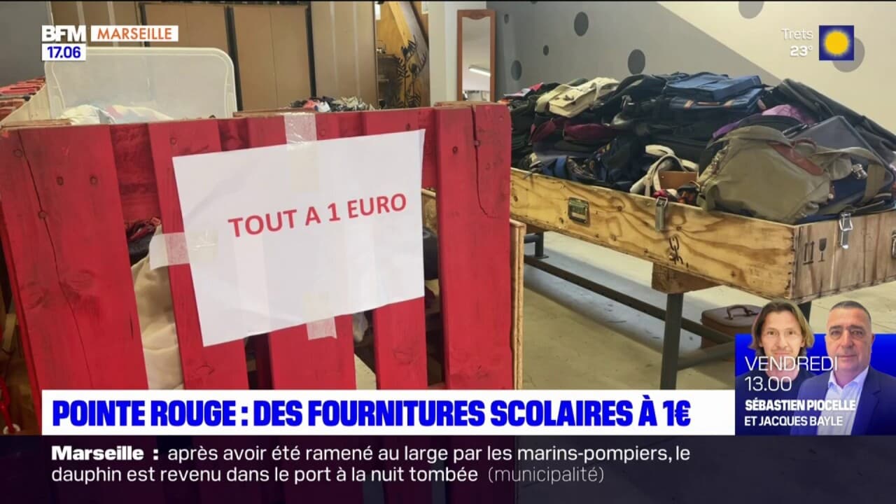 Marseille des fournitures scolaires à 1 euro chez Emmaüs