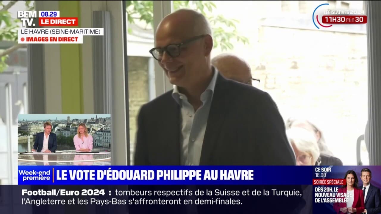 L Gislatives Douard Philippe A Vot Au Havre