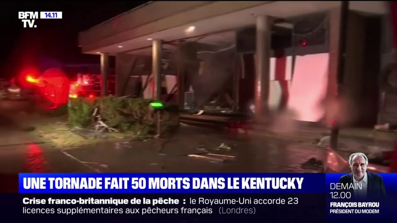 Une tornade fait au moins 50 morts dans le Kentucky aux États Unis