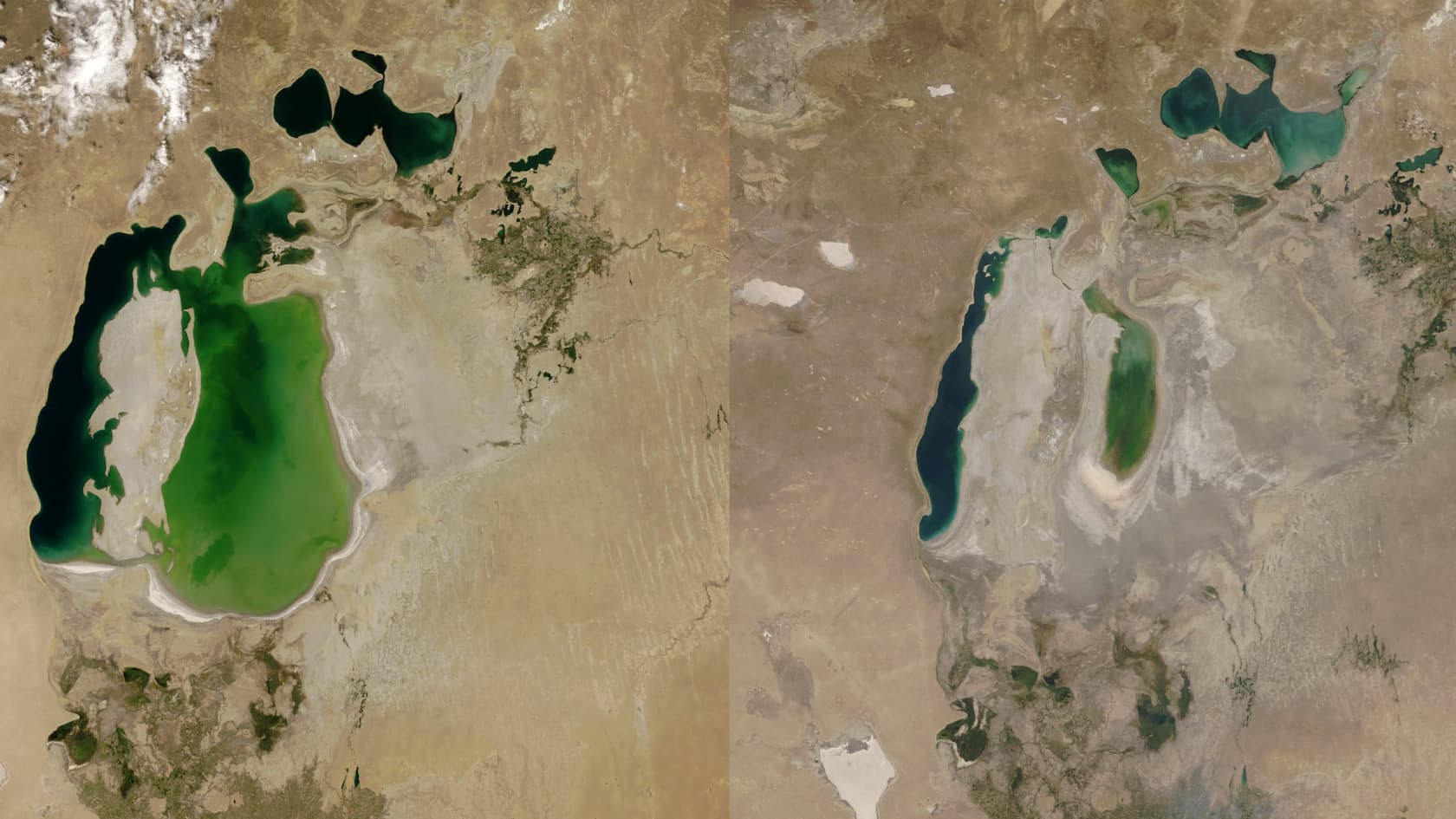 Images Landsat Montrant L Impact Des Activit S Humaines Sur Notre