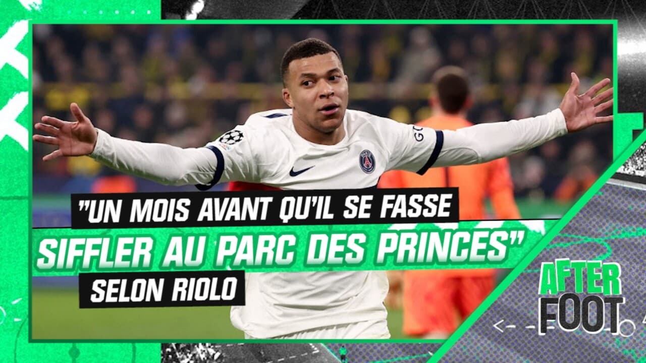 PSG Riolo donne un mois à Mbappé avant de se faire siffler au Parc