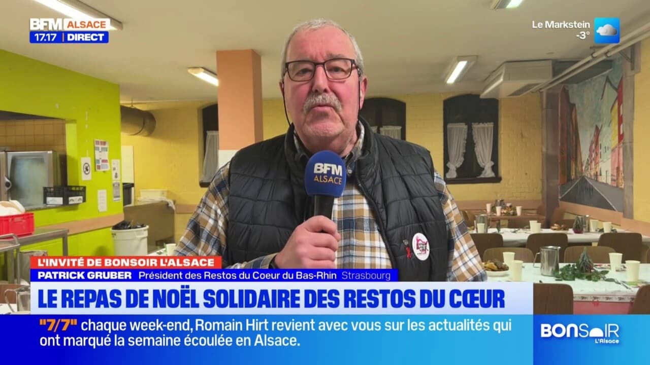 Bas Rhin un repas de Noël solidaire des Restos du cœur