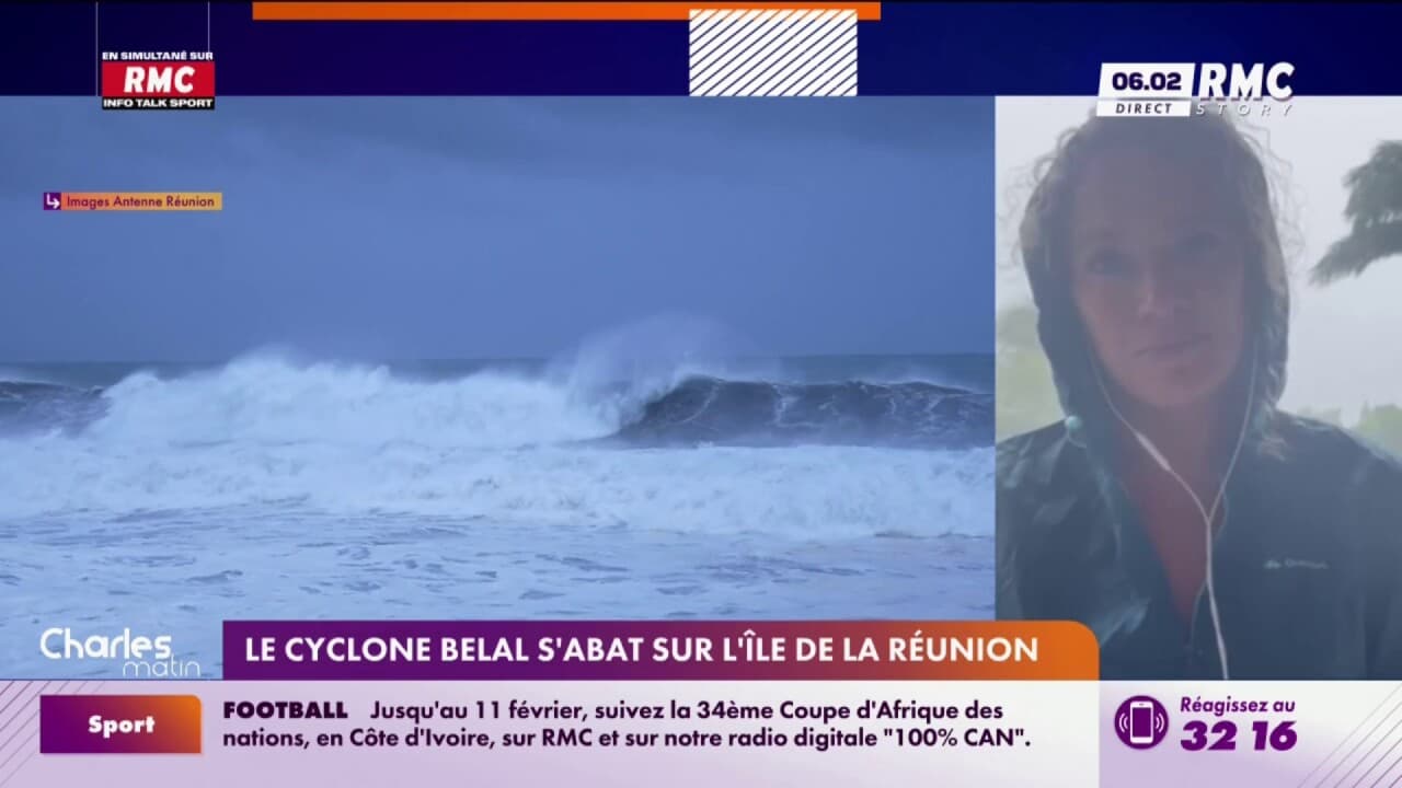 Cyclone Belal toute l Île de la Réunion confinée