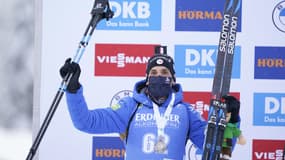 Simon Desthieux a remporté la médaille d'argent sur le sprint des Mondiaux 2021 de biathlon