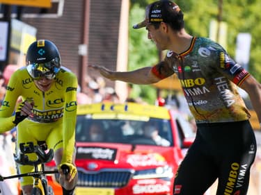 Jonas Vingegaard et Wout van Aert sur le Tour de France 2022
