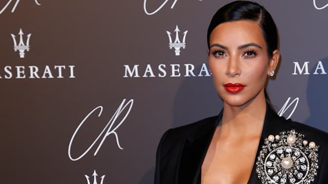 Kim Kardashian à la Fashion Week à Paris, le 30 septembre. 
