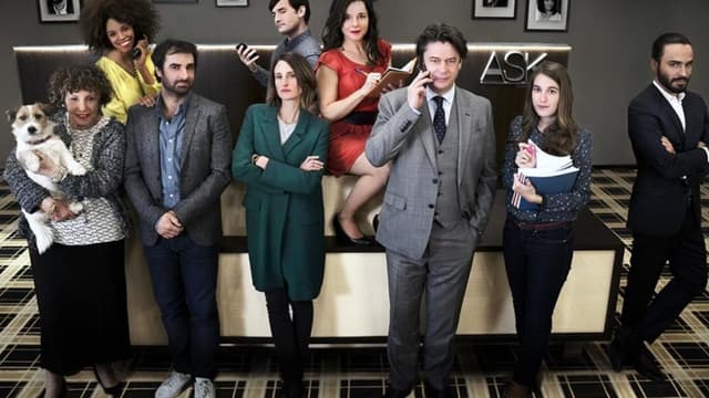 Les agents de la série "Dix pour cent"