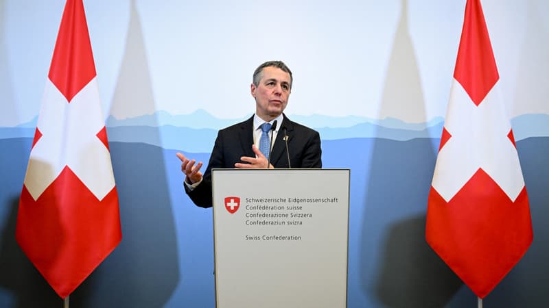 Ignazio Cassis, le président suisse, le 21 janvier 2022 à Genève.