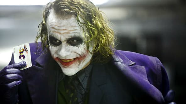 Heath Ledger a incarné le Joker dans "The Dark Knight, le Chevalier Noir" en 2008