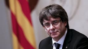 Le chef destitué de l'exécutif catalan, Carles Puigdemont. 