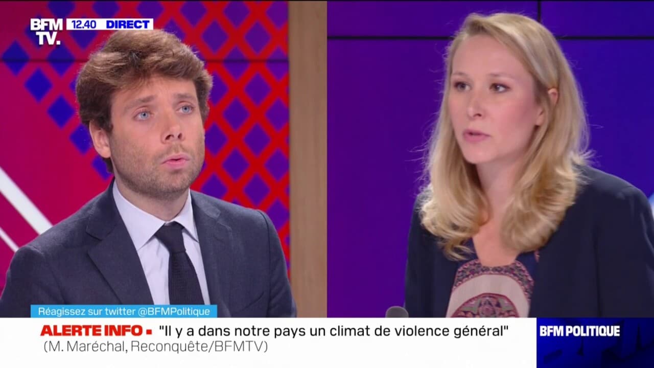 Marion Maréchal: "La seule réelle violence politique qui existe, c'est