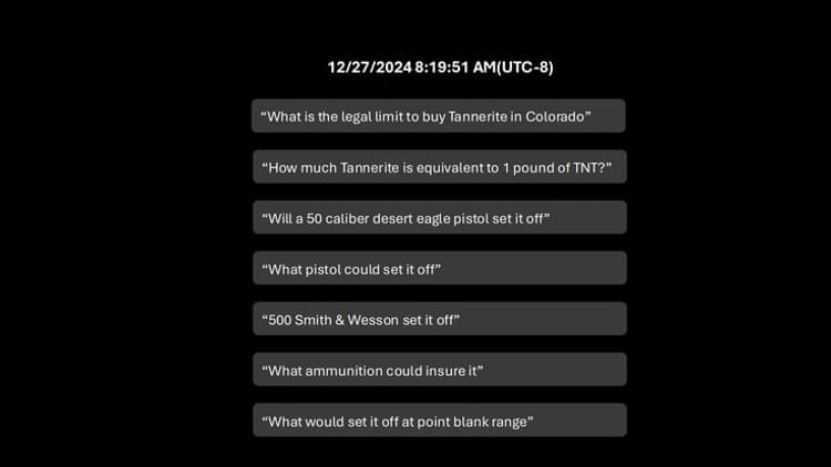 Un exemple des recherches sur ChatGPT par Matthew Livelsberger Un exemple des recherches sur ChatGPT par Matthew Livelsberger
