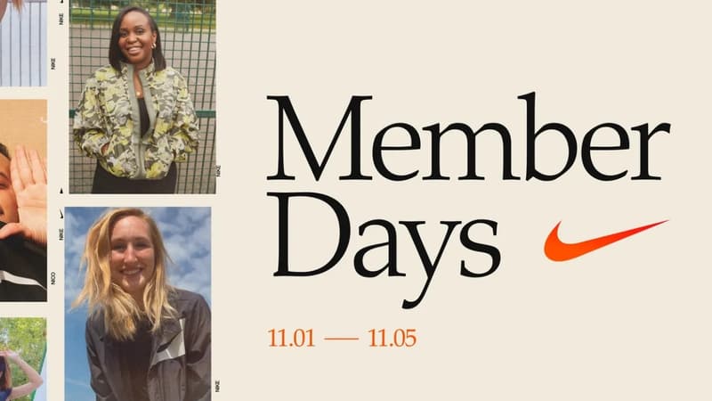 Nike Member Days : Promotions, exclusivités, offres... profitez de cette semaine unique !