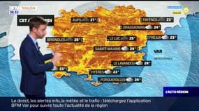 Météo Var: des précipitations à prévoir pour la fin de journée, 23°C à Toulon et à Fréjus