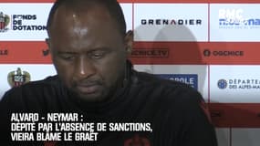 Alvaro - Neymar : Dépité par l'absence de sanctions, Vieira blâme Le Graët