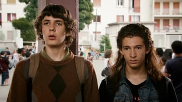 Les deux héros du film "Les beaux gosses"