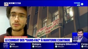 Occupation de l'université Paris-Nanterre: Victor Mendez, élu UNEF explique vouloir "obtenir gain de cause" pour les sans-fac