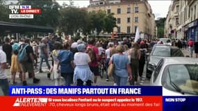 Une manifestation anti-pass sanitaire non-déclarée s'est élancée à Lyon